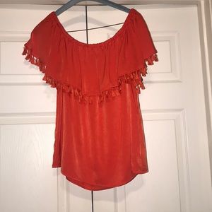 INC Tassel Edge Top